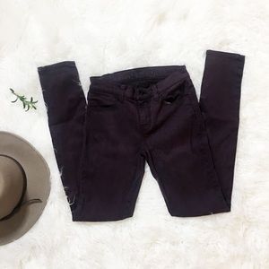 J Brand Plum Skinny Jeans